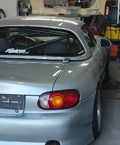 The MX-5 in the body shop